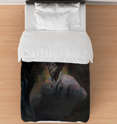 Modern geometric pattern on Geometric Grace Duvet Cover.